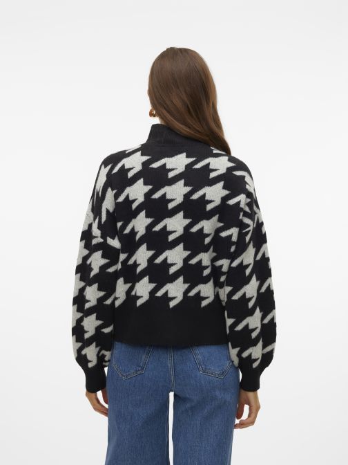 KÖTÖTT MAGAS NYAKÚ PULÓVER 