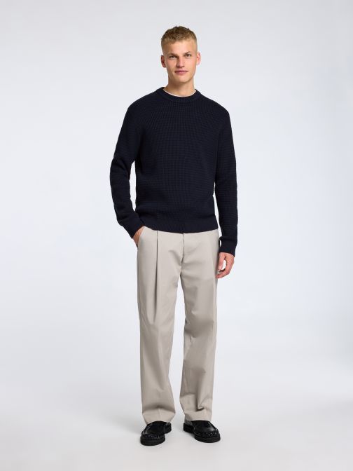 ORGANIKUS PAMUT KÖTÖTT PULÓVER 