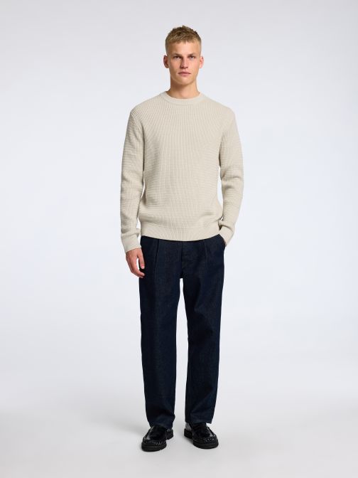 ORGANIKUS PAMUT KÖTÖTT PULÓVER 