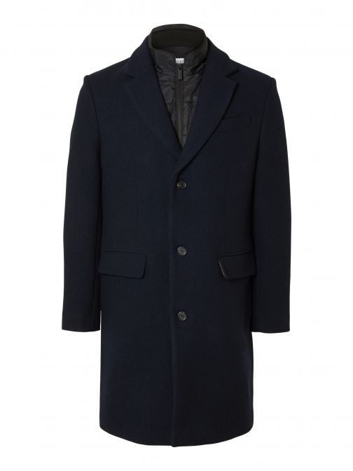 GYAPJÚKEVERÉK BÉLELT KABÁT 