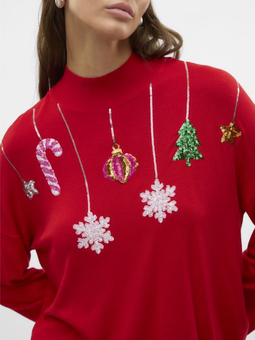 ÜNNEPI MINTÁS KÖTÖTT PULÓVER 