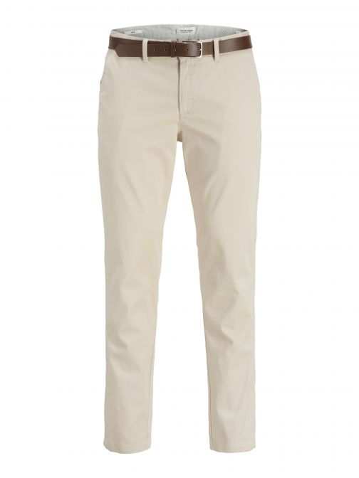 SLIM FIT CHINO NADRÁG ÖVVEL 
