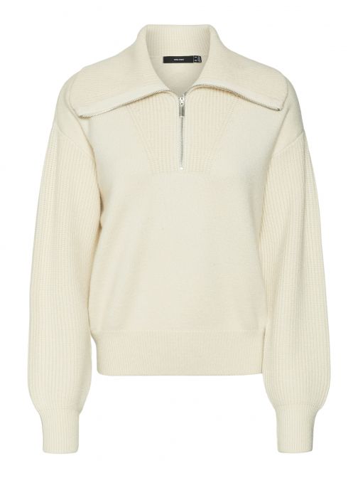 FÉLIG CIPZÁRAS PULÓVER 