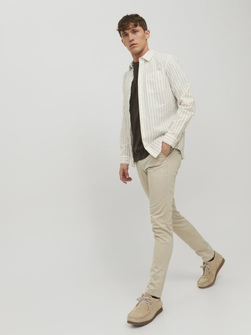 SLIM FIT CHINO NADRÁG