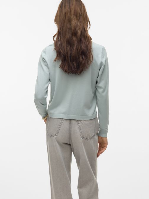 O-NYAKÚ RÖVID KÖTÖTT PULÓVER 