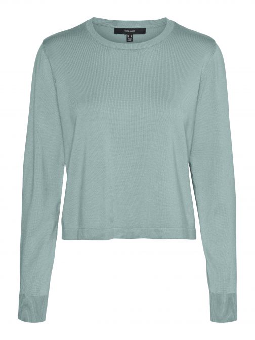 O-NYAKÚ RÖVID KÖTÖTT PULÓVER 