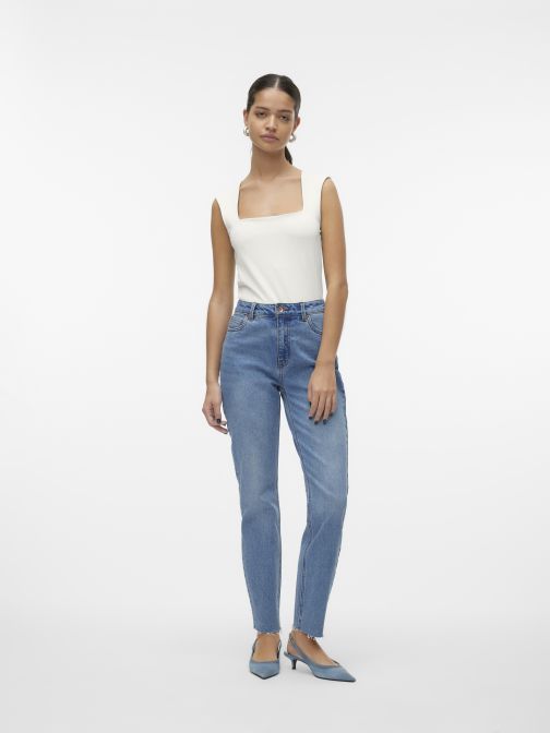 SZÖGLETES NYAKÚ TOP 