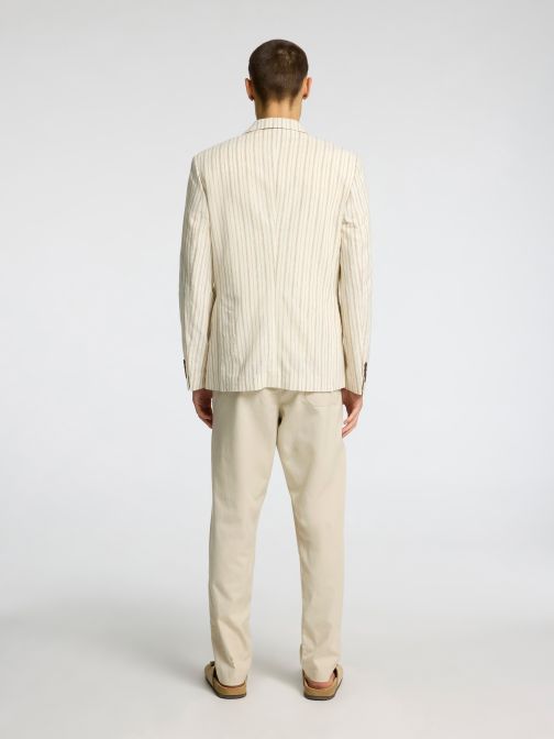 LENVÁSZONTARTALMÚ REGULAR FIT SPORTZAKÓ 