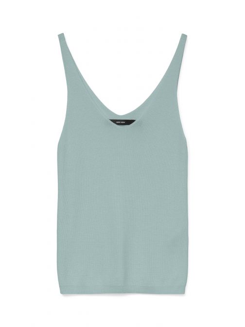 V-NYAKÚ BORDÁZOTT TOP 