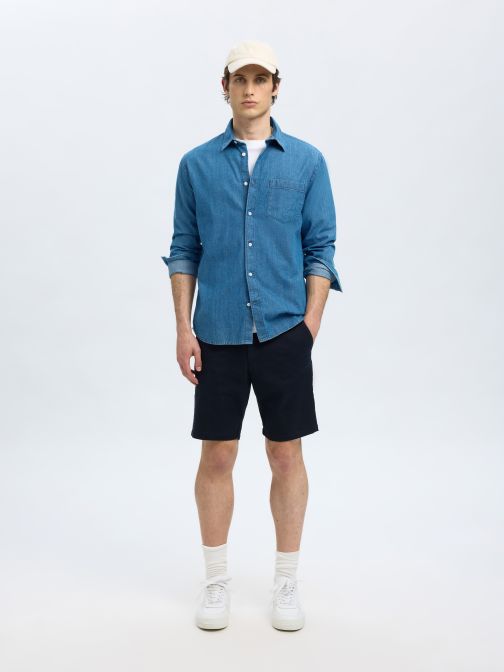 SLIM FIT CHINO RÖVIDNADRÁG 