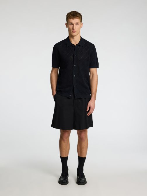 STRUKTÚRÁLT KÖTÖTT GALLÉROS PÓLÓ 