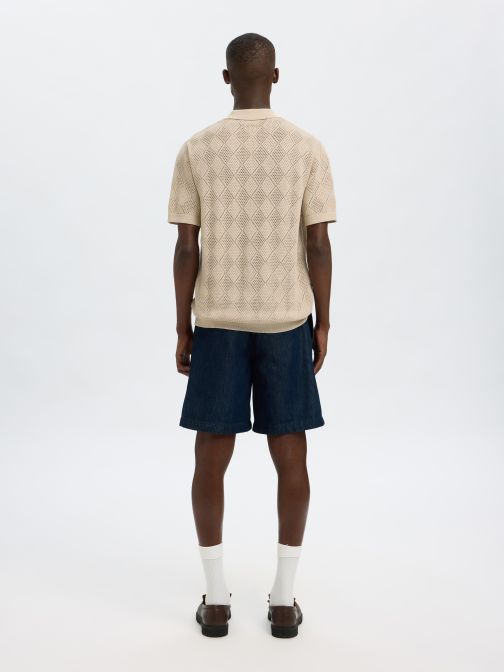 STRUKTÚRÁLT KÖTÖTT GALLÉROS PÓLÓ 