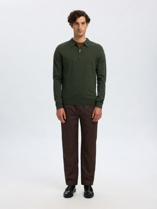 FÉLIG CIPZÁRAS PULÓVER 